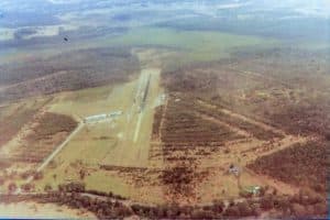 Warnervale airfield view from the air 1980's